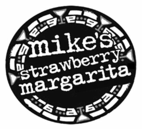 MIKE'S STRAWBERRY MARGARITA Logo (USPTO, 24.02.2012)