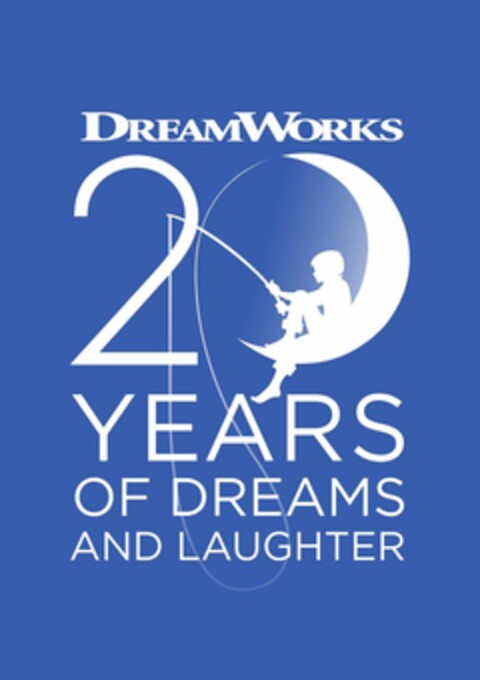 DREAMWORKS 20 YEARS OF DREAMS AND LAUGHTER Logo (USPTO, 10.03.2014)