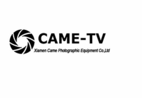 CAME-TV XIAMEN CAME PHOTOGRAPHIC EQUIPMENT CO., LTD Logo (USPTO, 11.03.2014)