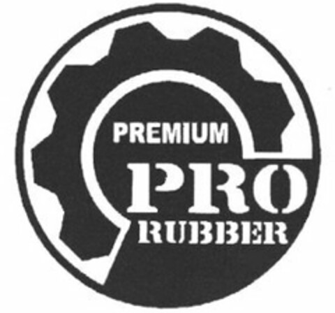 PREMIUM PRO RUBBER Logo (USPTO, 19.06.2014)
