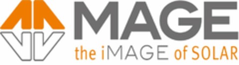 MAGE THE IMAGE OF SOLAR Logo (USPTO, 28.08.2014)