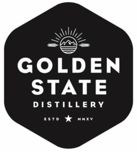 GOLDEN STATE DISTILLERY Logo (USPTO, 07.04.2015)