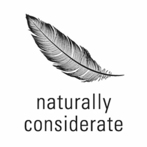 NATURALLY CONSIDERATE Logo (USPTO, 26.02.2016)