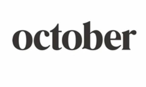 OCTOBER Logo (USPTO, 07.02.2017)