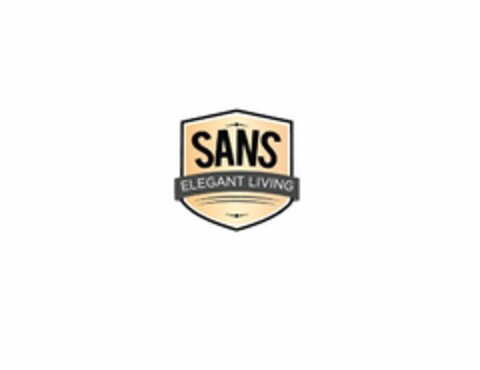 SANS ELEGANT LIVING Logo (USPTO, 10.09.2017)