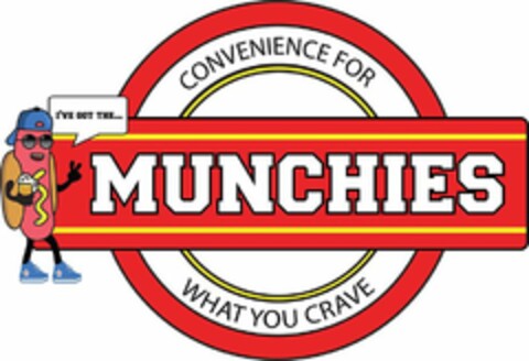 MUNCHIES CONVENIENCE FOR WHAT YOU CRAVE Logo (USPTO, 10/25/2017)