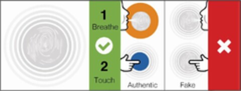 BREATHE TOUCH AUTHENTIC FAKE Logo (USPTO, 23.01.2018)