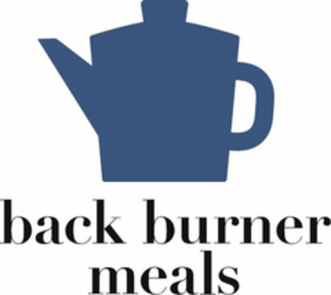 BACK BURNER MEALS Logo (USPTO, 05.10.2018)