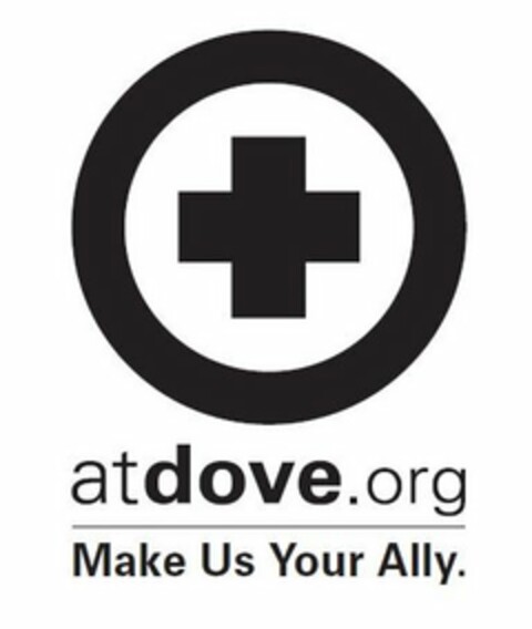 ATDOVE.ORG MAKE US YOUR ALLY. Logo (USPTO, 12/17/2018)