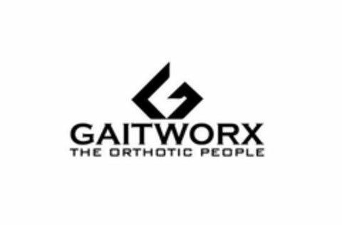 G GAITWORX THE ORTHOTIC PEOPLE Logo (USPTO, 16.04.2019)