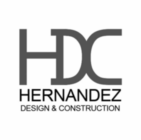 HDC HERNANDEZ DESIGN & CONSTRUCTION Logo (USPTO, 19.12.2019)