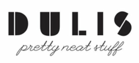 DULIS PRETTY NEAT STUFF Logo (USPTO, 27.01.2020)