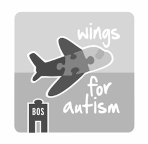 WINGS FOR AUTISM BOS Logo (USPTO, 18.02.2014)