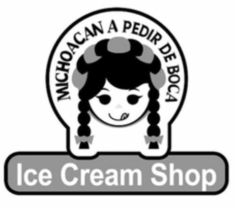 MICHOACAN A PEDIR DE BOCA ICE CREAM SHOP Logo (USPTO, 18.11.2019)