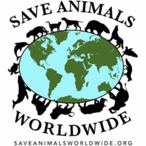 SAVE ANIMALS WORLDWIDE SAVEANIMALSWORLDWIDE.ORG Logo (USPTO, 18.03.2020)