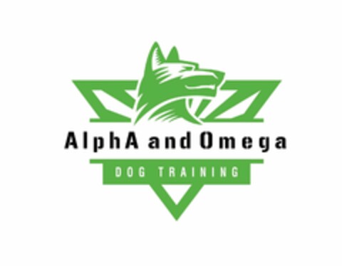 ALPHA AND OMEGA DOG TRAINING Logo (USPTO, 01.06.2020)