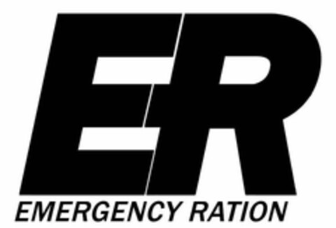 ER EMERGENCY RATION Logo (USPTO, 30.03.2010)