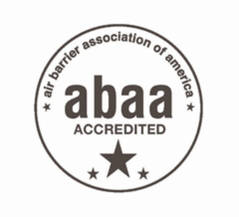 AIR BARRIER ASSOCIATION OF AMERICA ABAA ACCREDITED Logo (USPTO, 08.06.2010)