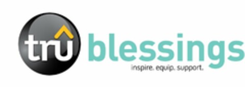 TRU BLESSINGS INSPIRE. EQUIP. SUPPORT. Logo (USPTO, 08/10/2011)