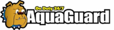 AQUAGUARD ON DUTY 24/7 Logo (USPTO, 02/18/2013)