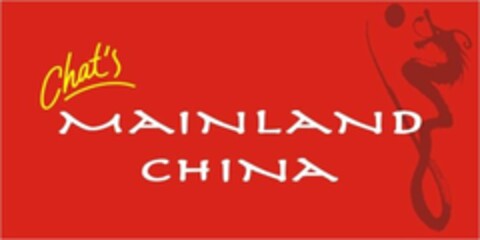 CHAT'S MAINLAND CHINA Logo (USPTO, 06/06/2013)