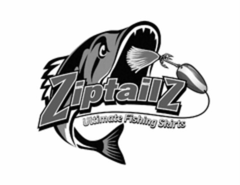 ZIPTAILZ ULTIMATE FISHING SKIRTS Logo (USPTO, 02/04/2014)