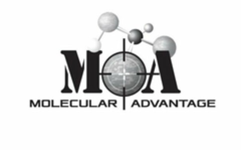 MOA MOLECULAR ADVANTAGE Logo (USPTO, 02/13/2014)