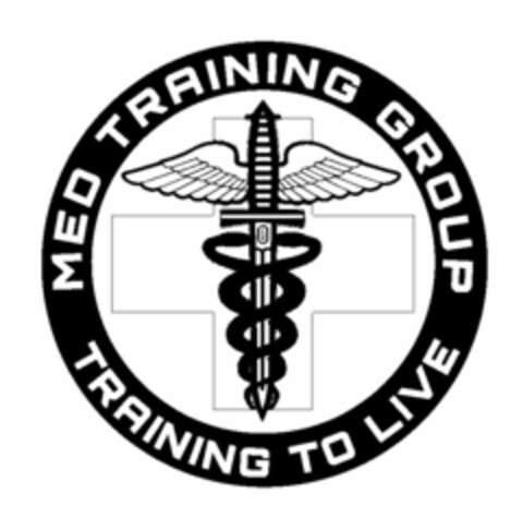 MED TRAINING GROUP TRAINING TO LIVE Logo (USPTO, 10.11.2014)