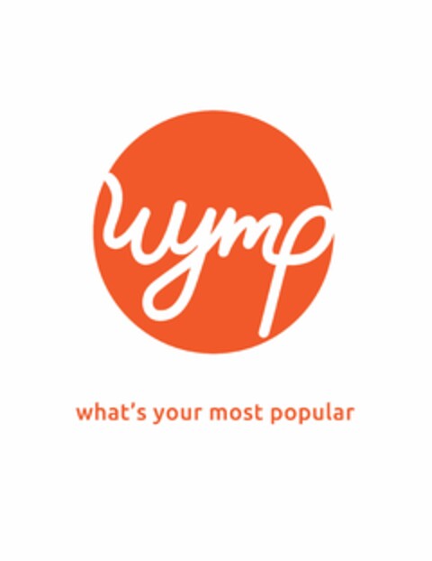 WYMP WHAT'S YOUR MOST POPULAR Logo (USPTO, 02.03.2015)