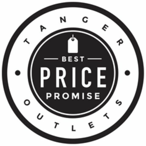 · TANGER · OUTLETS BEST PRICE PROMISE Logo (USPTO, 25.03.2016)