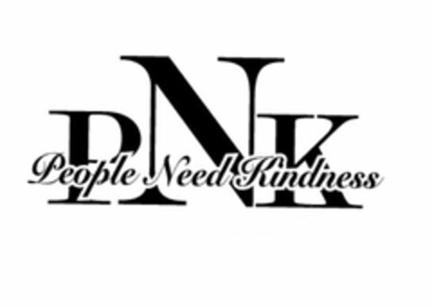 PNK PEOPLE NEED KINDNESS Logo (USPTO, 23.03.2017)