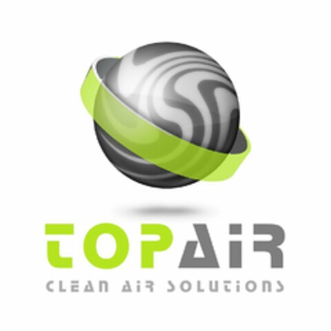 TOPAIR CLEAN AIR SOLUTIONS Logo (USPTO, 08/04/2017)