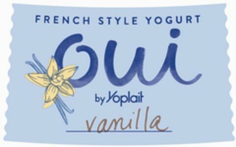 FRENCH STYLE YOGURT OUI BY YOPLAIT VANILLA Logo (USPTO, 31.08.2017)