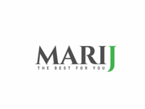 MARIJ THE BEST FOR YOU Logo (USPTO, 10.09.2018)