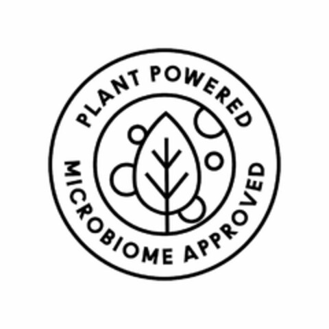 PLANT POWERED MICROBIOME APPROVED Logo (USPTO, 26.10.2018)