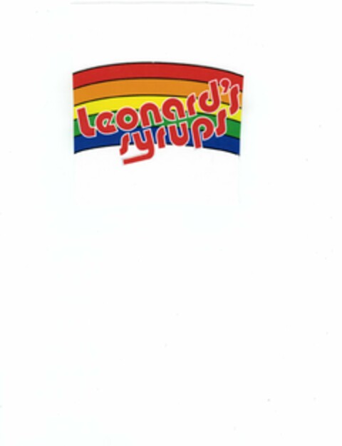 LEONARD'S SYRUPS Logo (USPTO, 12/21/2018)