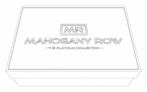 MR MAHOGANY ROW THE PLATINUM COLLECTION Logo (USPTO, 02/08/2019)