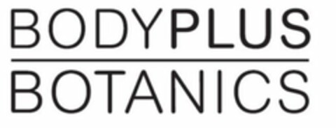 BODYPLUS BOTANICS Logo (USPTO, 18.04.2019)