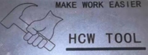 MAKE WORK EASIER HCW TOOL Logo (USPTO, 25.08.2019)