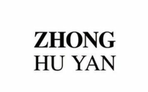 ZHONG HU YAN Logo (USPTO, 08.09.2019)