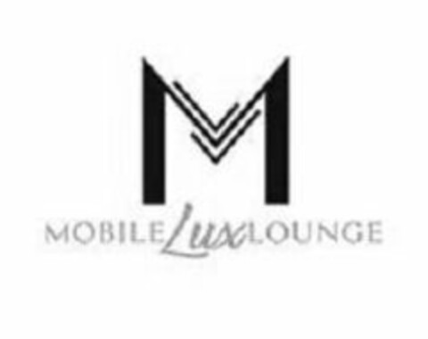 M MOBILE LUX LOUNGE Logo (USPTO, 14.10.2019)