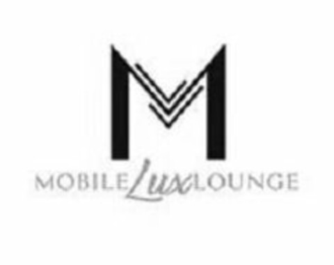 M MOBILE LUX LOUNGE Logo (USPTO, 10/14/2019)