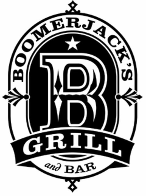 BOOMERJACK'S B GRILL AND BAR Logo (USPTO, 23.12.2019)