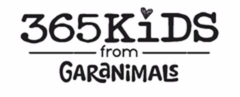 365 KIDS FROM GARANIMALS Logo (USPTO, 02.03.2020)