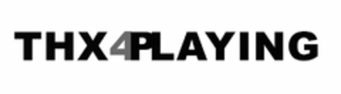 THX4PLAYING Logo (USPTO, 31.03.2020)