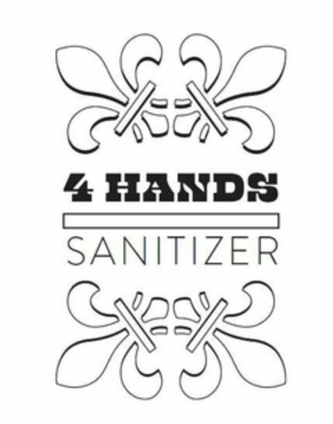 4 HANDS SANITIZER Logo (USPTO, 17.04.2020)