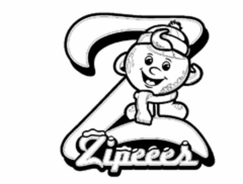 Z ZIPEEES Logo (USPTO, 01/07/2009)