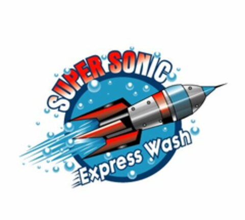 SUPER SONIC EXPRESS WASH Logo (USPTO, 26.05.2009)