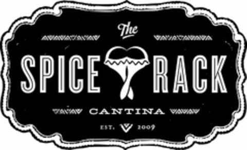 THE SPICE RACK CANTINA EST. 2009 Logo (USPTO, 25.11.2009)
