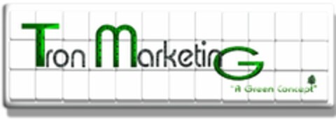 TRON MARKETING "A GREEN CONCEPT" Logo (USPTO, 02/24/2010)